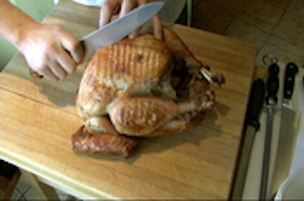 How to carve roast turkey like a professional chef