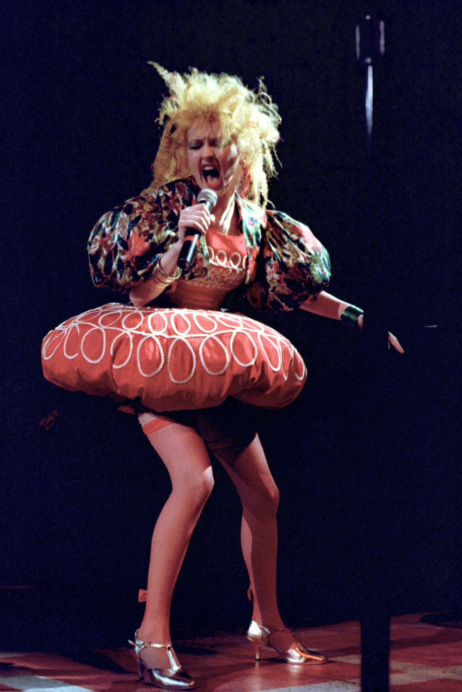 Cyndi Lauper, circa 1986. 