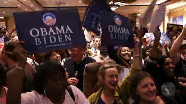 Obama celebration in St. Paul