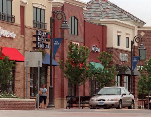 Arbor Lakes in Maple Grove is a 500,000 square foot shopping center near I-694. The retail development has a three-block Main Street that gives it a p