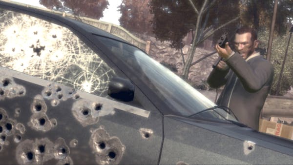 A scene from Grand Theft Auto IV.