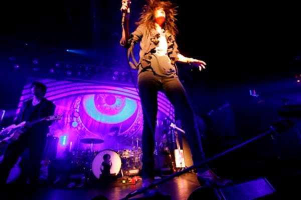 Alison Mosshart stalked the stage when the Dead Weather returned to First Avenue in 2010.