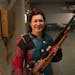 Jonell Sawyer, 52, is a national rifle champion, and until June she held the national record for senior women for air rifle marksmanship.