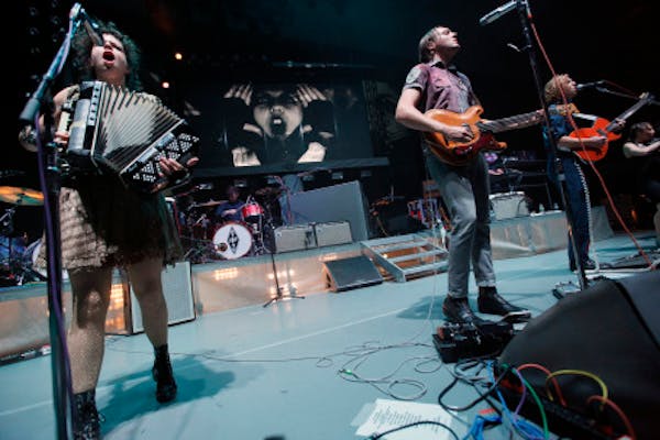 Arcade Fire performing at Roy Wilkins Auditorium in September.