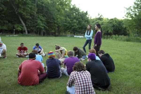 Lisa Ling takes part in a camp activity at the Naming Project as seen on on "Our America."