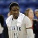 Two days after trading away their starting center, the Lynx used their second pick in the WNBA draft on Monday to pick Amber Harris of Xavier.