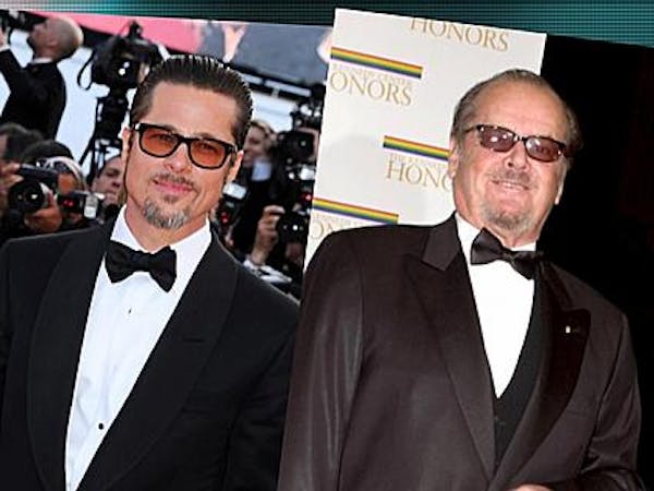 Brad Pitt Channels Jack Nicholson