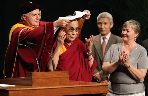 Dalai Lama brings peace to U