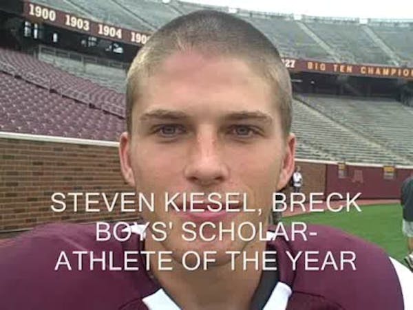 Kiesel named boys' Scholar-Athlete of the Year