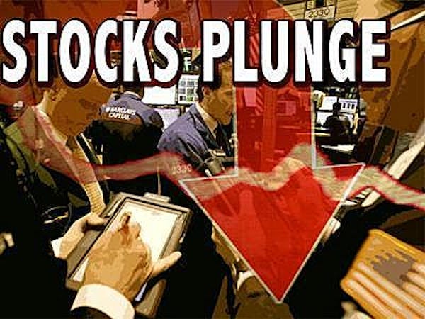 Dow Below 12k; Stocks Drop 6 Weeks Straight