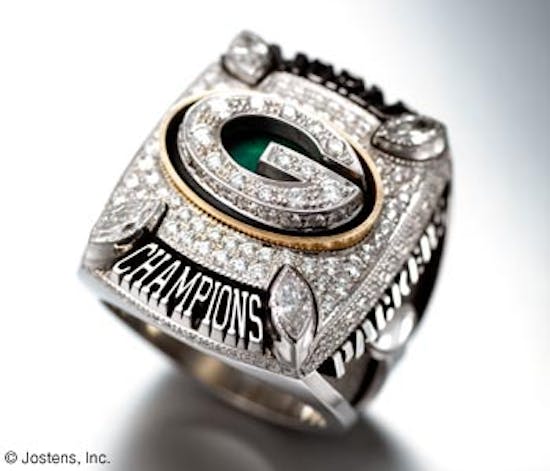 Packers awed by Super Bowl ring, designed in land of the Vikings