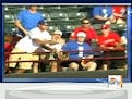 Rangers baseball fan dies reaching for ball