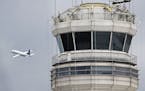 The FAA control tower at Washington’s Ronald Reagan National Airport