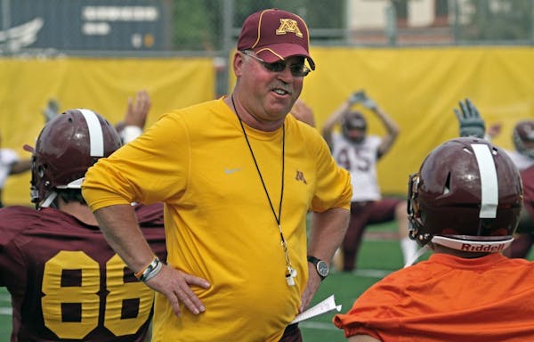 University of Minnesota Head Football Coach Jerry Kill