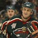On Oct. 19, 2005, Derek Boogaard was all smiles after he scored his first NHL goal.