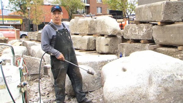 Granite from the historic Metropolitan Building finds new life