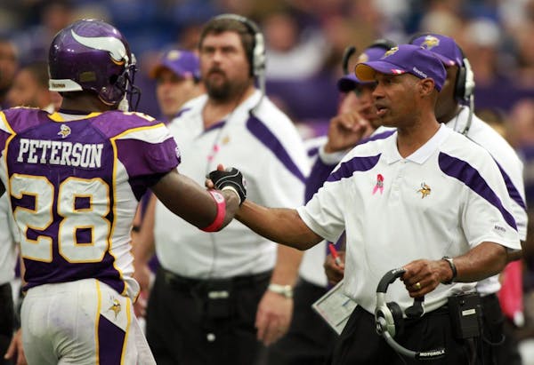 Star running back Adrian Peterson has assumed more leadership responsibilities than ever under coach Leslie Frazier.