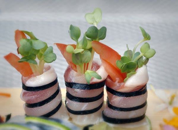 One of the many draws at Masu Sushi & Robata is the artful handiwork of sushi chef Katsuyuki Yamamoto.