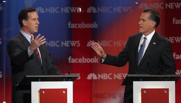 Gingrich, Romney tangle in debate