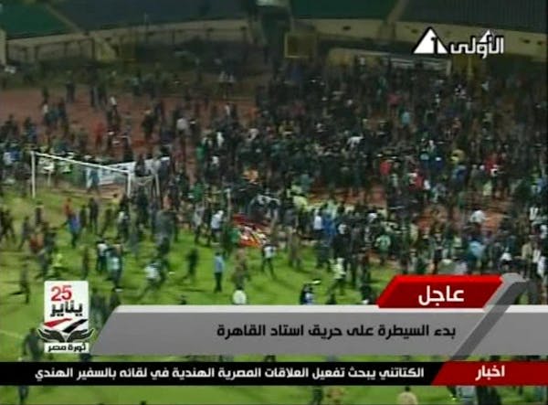 Egyptian soccer game turns violent, 73 dead