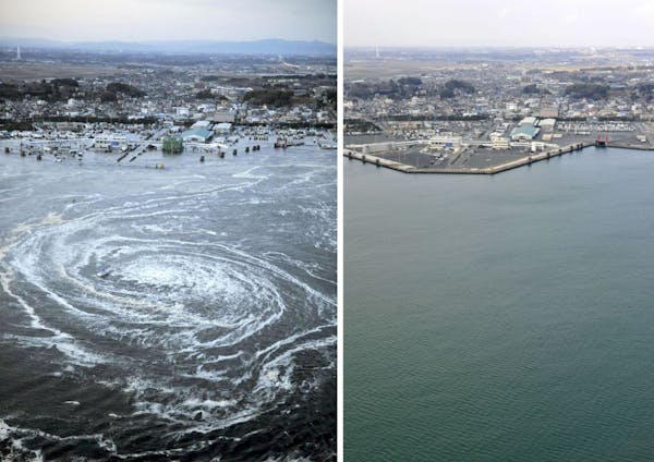 Then and Now: 2011 Japan tsunami
