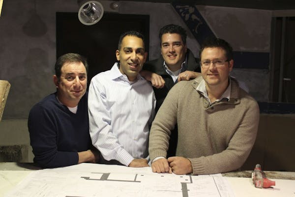 Owners of the Pourhouse, from left: Jay Ettinger, Deepak Nath, Jacob Toledo and Brent Frederick.