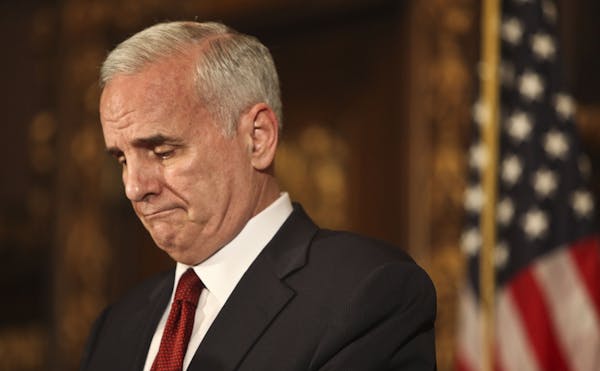 Gov. Mark Dayton addressed the media and some Republicans that were present as he said that the two sides were still not close at the state capitol an