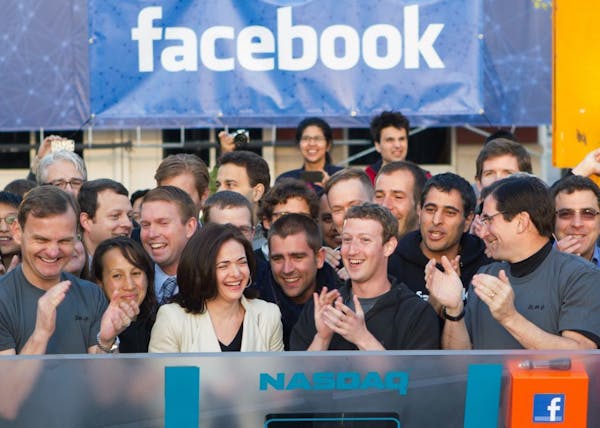 Zuckerberg rings Nasdaq opening bell
