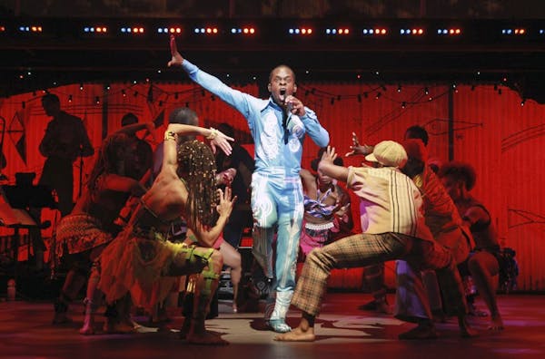 Tony nominee Sahr Ngaujah, who starred in “Fela!” on Broadway, will bring the show to the Twin Cities this week.