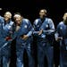 Members of the Minnesota Lynx celebrated after receiving their WNBA 2011 Championship rings ,during Sunday's WNBA game between the Minnesota Lynx and 