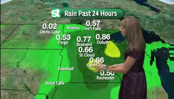 Morning forecast: Clouds linger, but not the rain