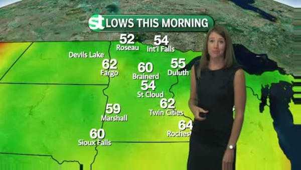 Morning forecast: Cool start, rain this afternoon