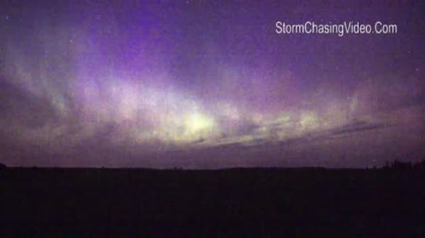 Watch Saturday night's aurora borealis in time-lapse