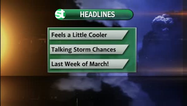 PM forecast, Mar. 25