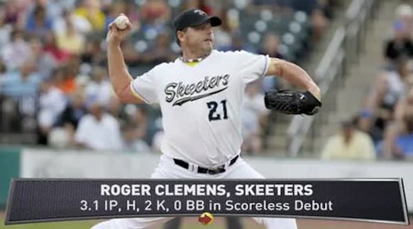 Roger Clemens successful in debut