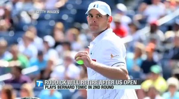 Roddick to retire following U.S. Open