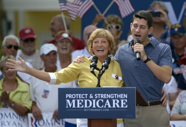 Medicare in focus As Ryan, mom appear in Florida