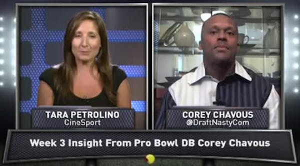 Week 3 NFL Insight from Corey Chavous