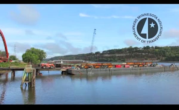 Time lapse: Watch new Hastings bridge float into place