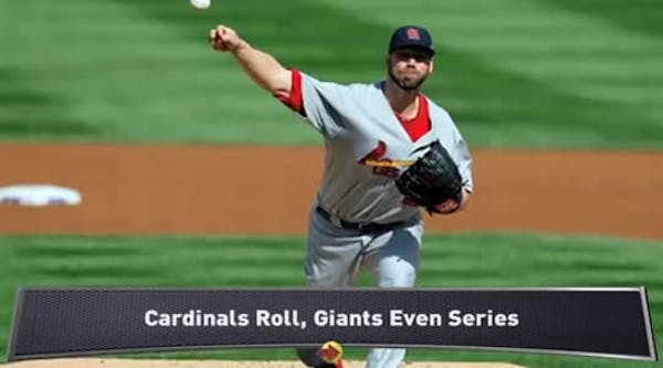 Cardinals Roll; Giants Top Reds Again