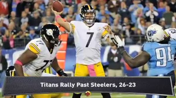 Tennessee Titans rally to shock Steelers