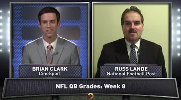 Week 8 QB grades: Manning, Romo, Vick
