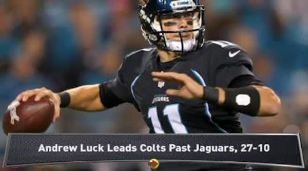Luck, Colts manhandle struggling Jacksonville