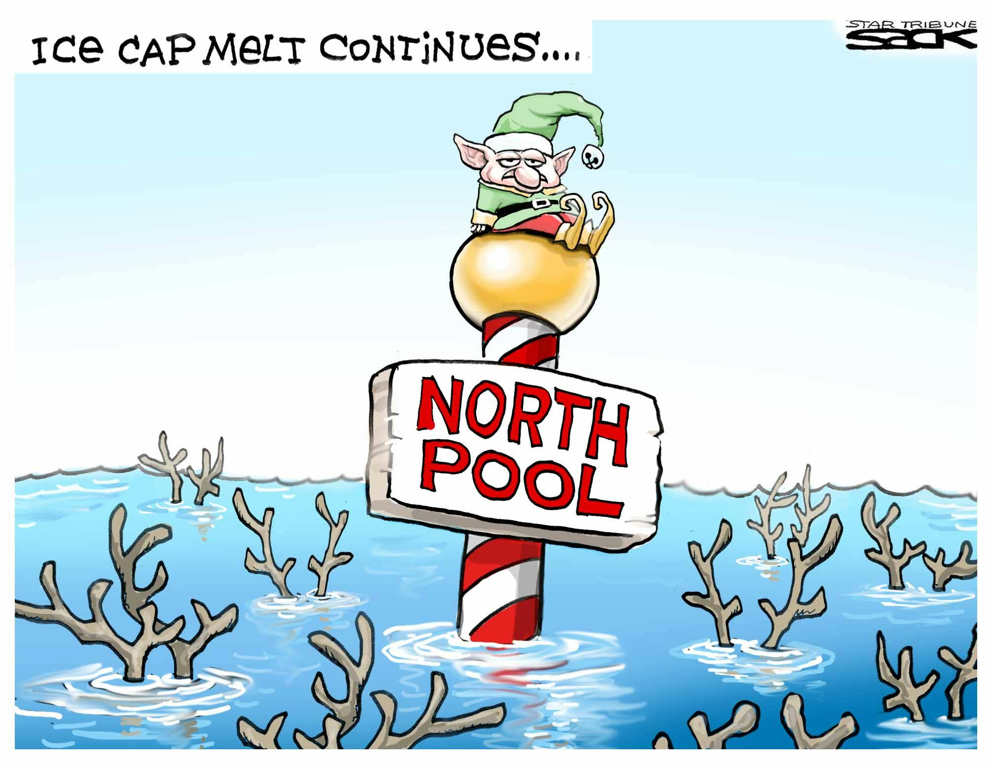 Steve Sack cartoon: North Pole, 2012