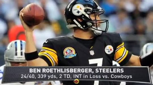 Steelers edged by Cowboys in overtime