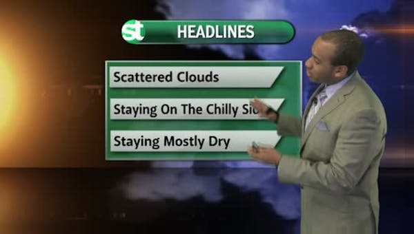 Morning forecast: Chilly and cloudy