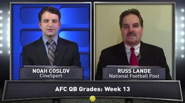 Week 13 NFL QB Grades: AFC