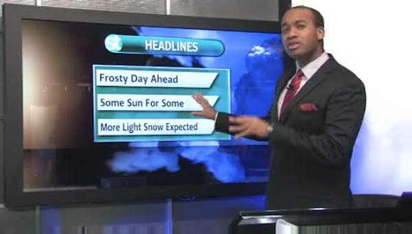 Morning forecast: Chilly, but improved