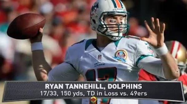 Tannehill, Dolphins upended by 49ers