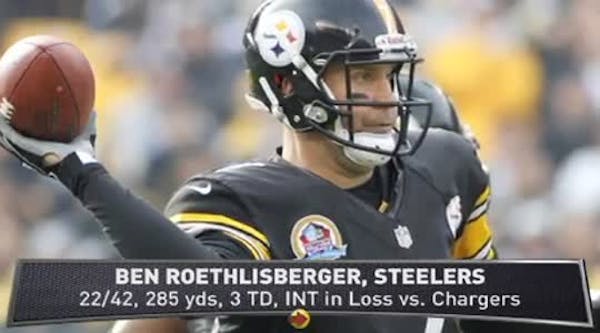 Steelers shocked by Chargers